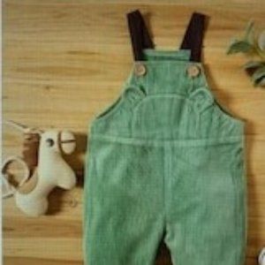Baby Boy Solid Overalls